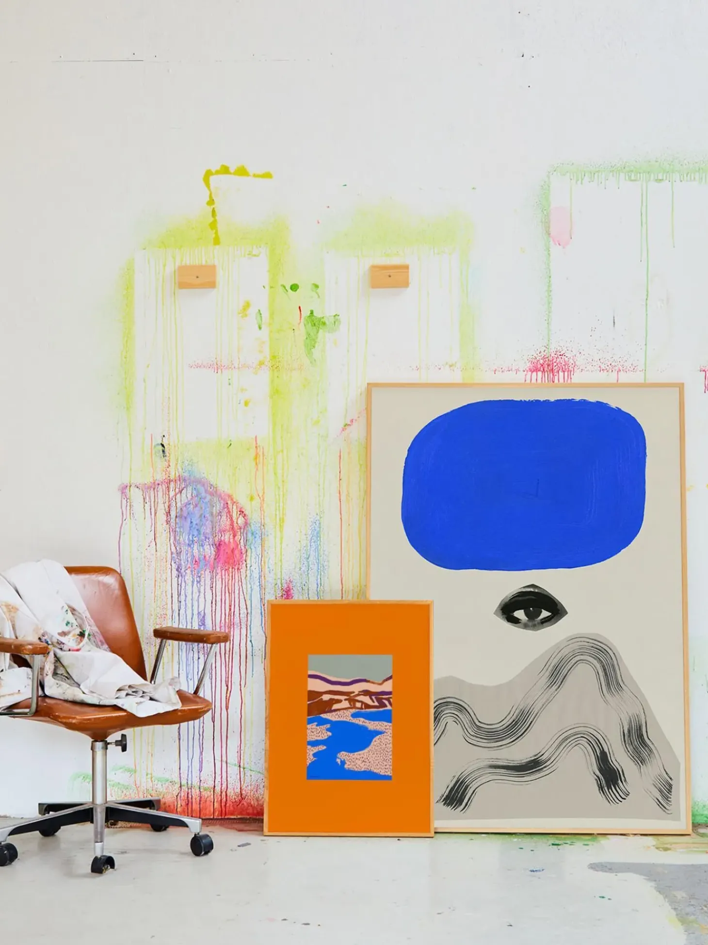 Poster Orange Landscape