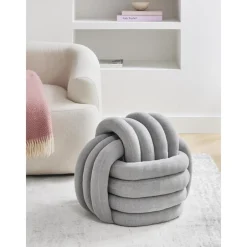 Pouf A Nodo Grigio Twist*Westwing Collection Outlet
