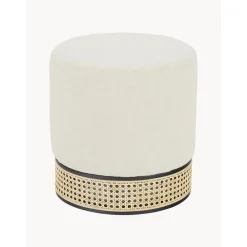 Pouf Beige Con Intreccio Viennese Mara*Westwing Collection Fashion