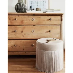 Pouf Con Frange Adriana*Westwing Collection Clearance