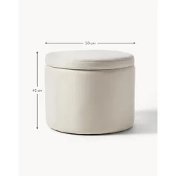 Pouf Con Vano Contenitore Alida*Westwing Collection Sale