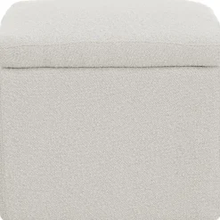 Pouf Contenitore In Tessuto Boucle Winou*Westwing Collection Fashion