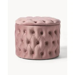 Pouf Contenitore In Velluto Chiara*Westwing Collection Fashion