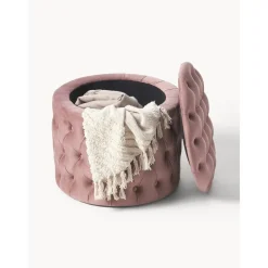 Pouf Contenitore In Velluto Chiara*Westwing Collection Fashion