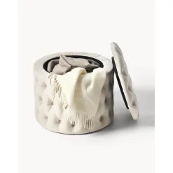 Pouf Contenitore In Velluto Chiara*Westwing Collection New