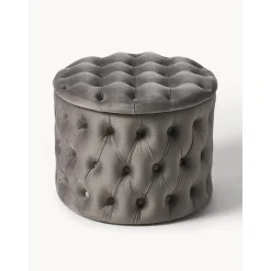 Pouf Contenitore In Velluto Chiara*Westwing Collection Fashion