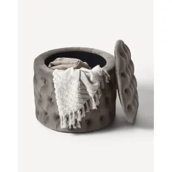 Pouf Contenitore In Velluto Chiara*Westwing Collection Fashion