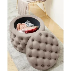 Pouf Contenitore In Velluto Chiara*Westwing Collection Best