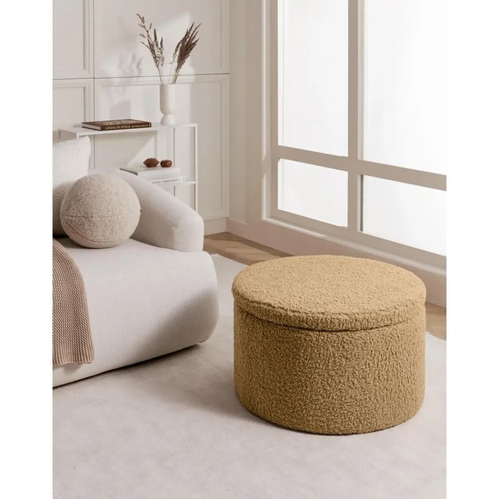 Pouf Contenitore Xl In Teddy Alida*Westwing Collection Fashion