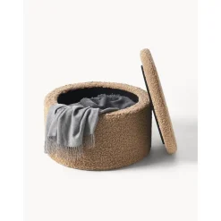 Pouf Contenitore Xl In Teddy Alida*Westwing Collection Fashion