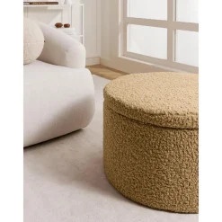 Pouf Contenitore Xl In Teddy Alida*Westwing Collection Fashion