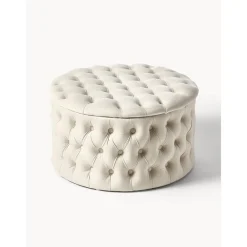 Pouf Contenitore Xl In Velluto Chiara*Westwing Collection Outlet