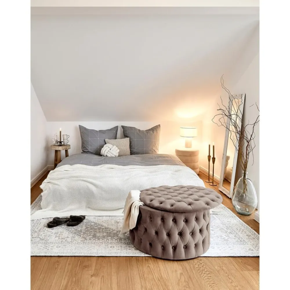 Pouf Contenitore Xl In Velluto Chiara*Westwing Collection Outlet