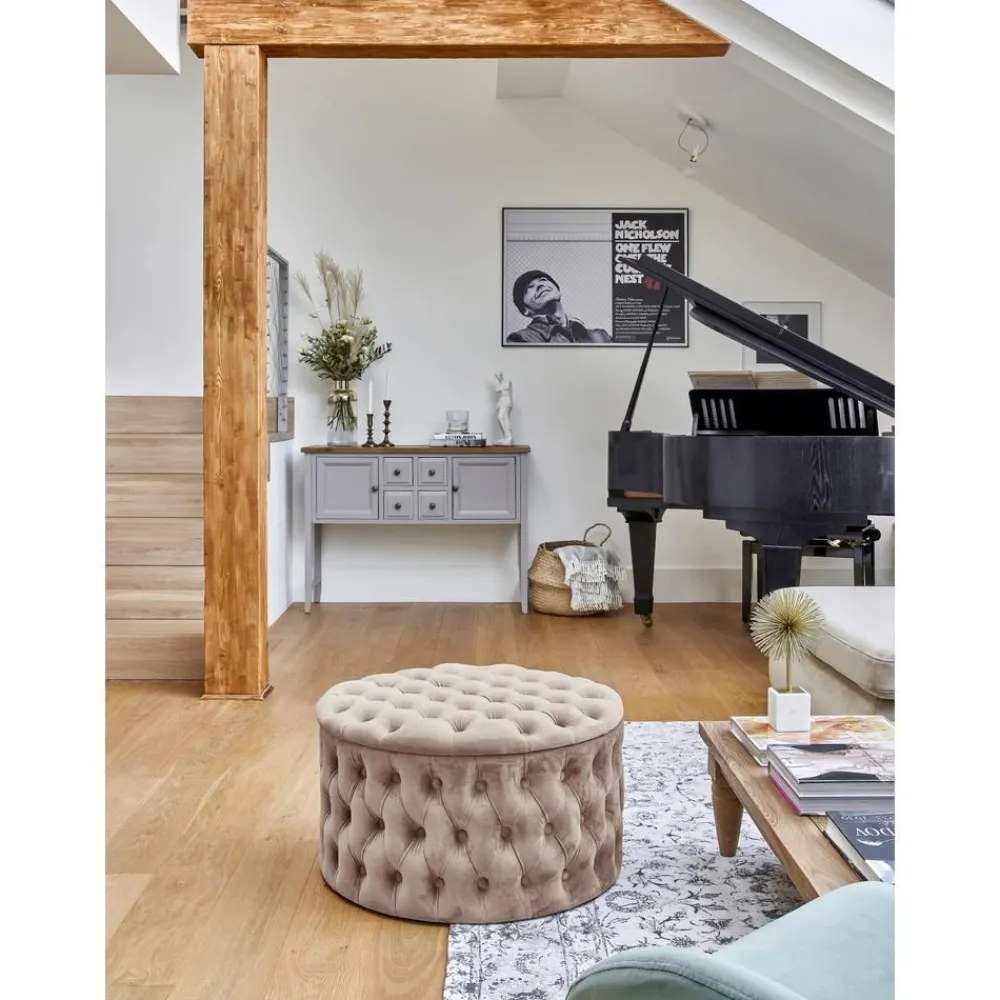 Pouf Contenitore Xl In Velluto Chiara*Westwing Collection Outlet