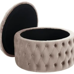 Pouf Contenitore Xl In Velluto Chiara*Westwing Collection Outlet