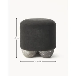 Pouf Imbottito In Tessuto Lino*Westwing Collection Discount
