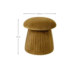 Pouf Imbottito In Velluto Roberta*Bloomingville Clearance