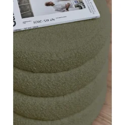 Pouf In Boucle Alto*Westwing Collection Clearance