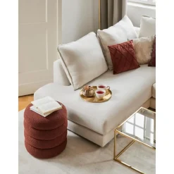 Pouf In Boucle Alto*Westwing Collection Clearance