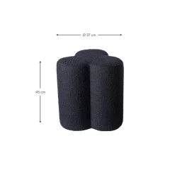 Pouf In Boucle Clover*Pols Potten Sale