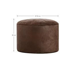 Pouf In Similpelle Cuba*Magma Discount