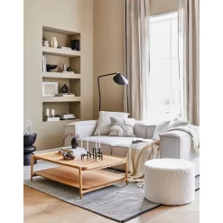 Pouf In Teddy Daisy*Westwing Collection Sale