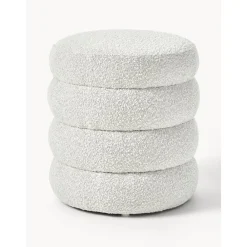 Pouf In Tessuto Boucle Alto*Westwing Collection Clearance