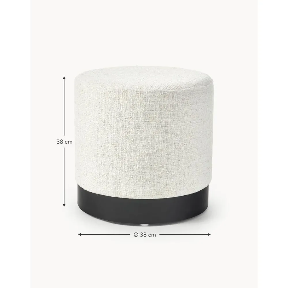 Pouf In Tessuto Boucle Orchid*Westwing Collection Sale