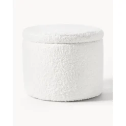 Pouf In Tessuto Teddy Con Vano Contenitore Alida*Westwing Collection Fashion