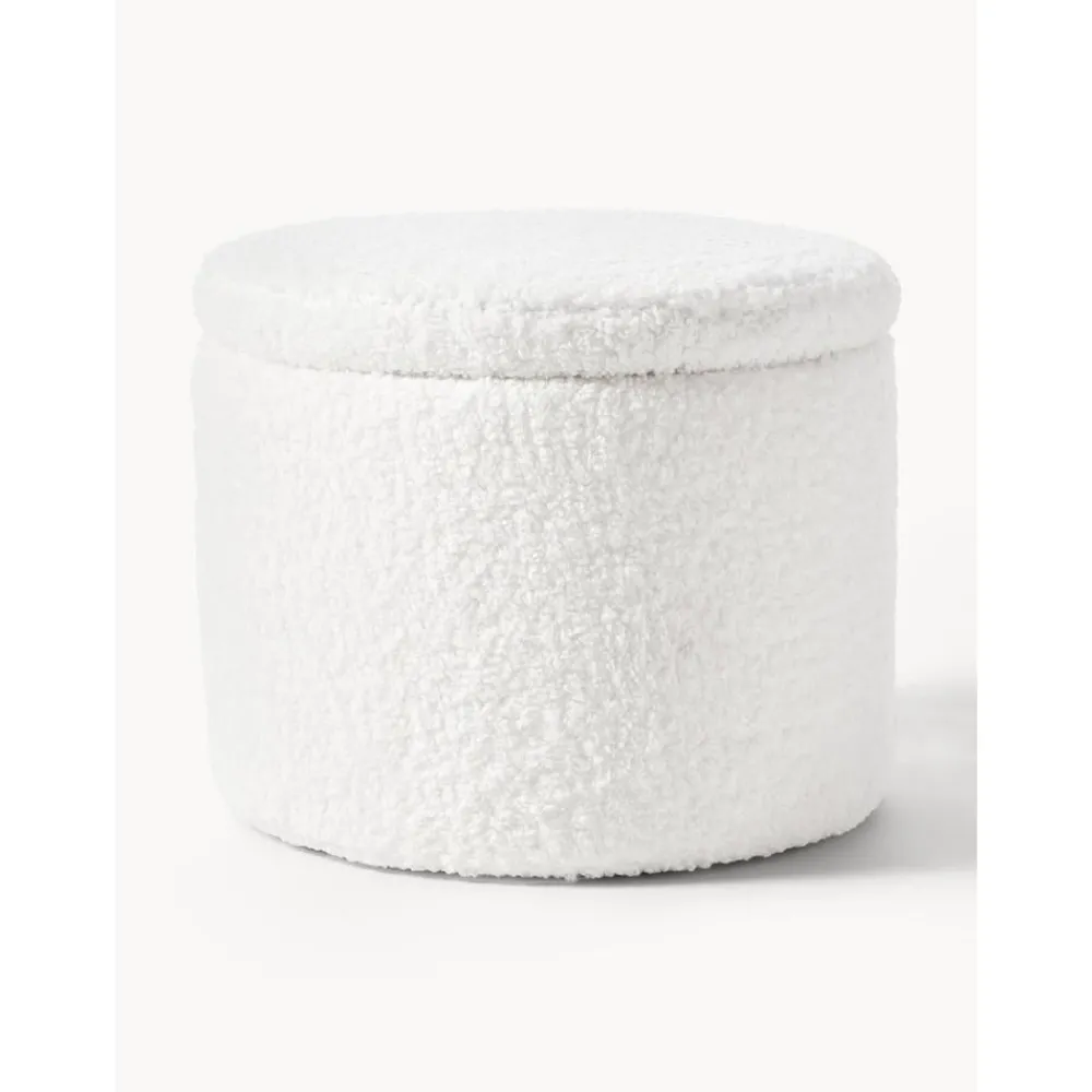Pouf In Tessuto Teddy Con Vano Contenitore Alida*Westwing Collection Fashion