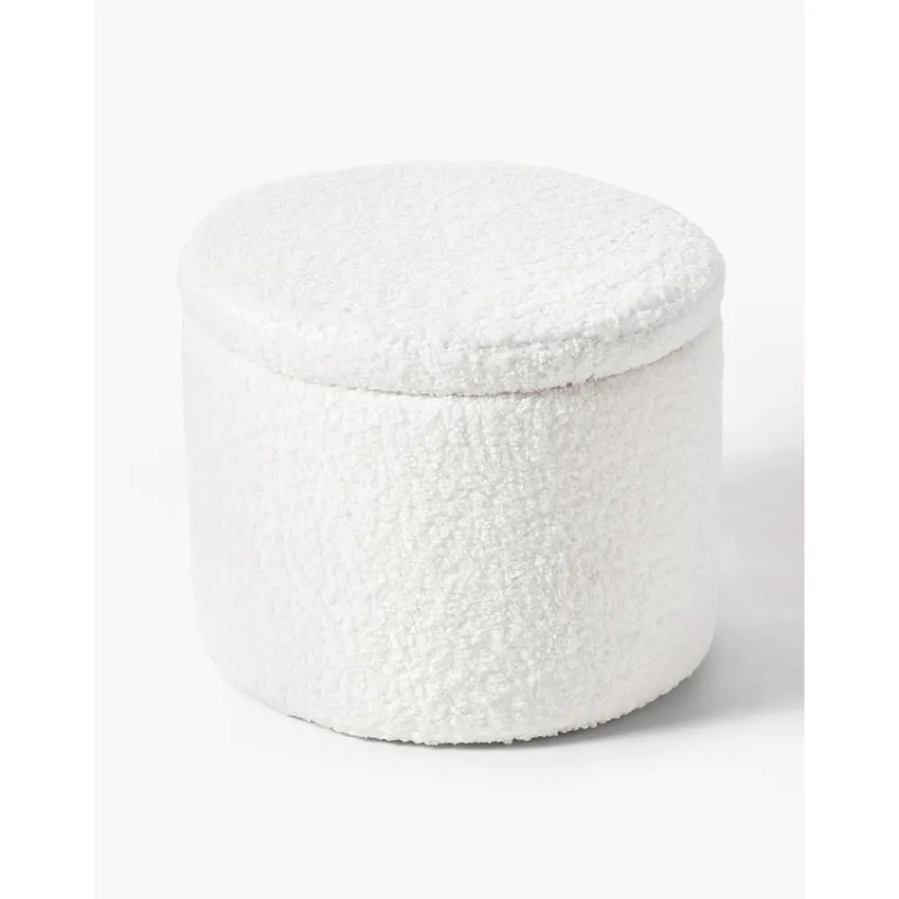 Pouf In Tessuto Teddy Con Vano Contenitore Alida*Westwing Collection Fashion