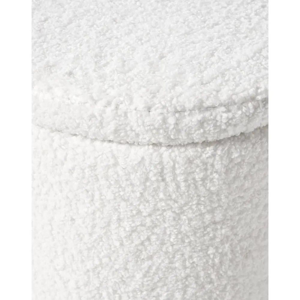 Pouf In Tessuto Teddy Con Vano Contenitore Alida*Westwing Collection Fashion