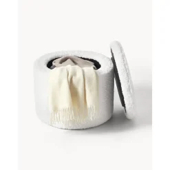Pouf In Tessuto Teddy Con Vano Contenitore Alida*Westwing Collection Fashion