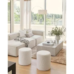 Pouf In Tessuto Teddy Daisy*Westwing Collection Hot