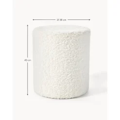 Pouf In Tessuto Teddy Daisy*Westwing Collection Hot