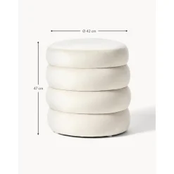 Pouf In Velluto Alto*Westwing Collection Best