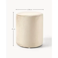 Pouf In Velluto Daisy*Westwing Collection Fashion