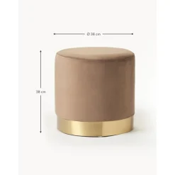 Pouf In Velluto Orchid*Westwing Collection Outlet