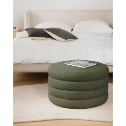 Pouf Xl Contenitore In Boucle Alto*Westwing Collection Discount