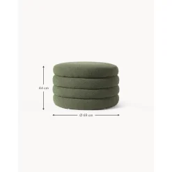 Pouf Xl Contenitore In Boucle Alto*Westwing Collection Discount