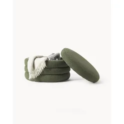 Pouf Xl Contenitore In Boucle Alto*Westwing Collection Discount