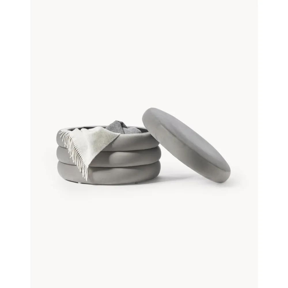 Pouf Xl Contenitore In Velluto Alto*Westwing Collection Sale