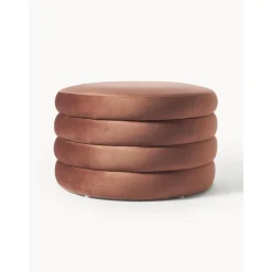 Pouf Xl Contenitore In Velluto Alto*Westwing Collection New