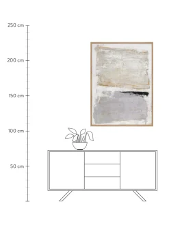 Quadro Dipinto A Mano Con Cornice In Legno Scenario