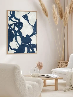 Quadro Dipinto A Mano Con Cornice In Legno Blueplay