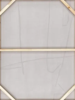 Quadro Su Tela Dipinto A Mano Golden Blue I