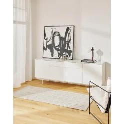 Runner Per Interni Ed Esterno Con Motivo A Rilievo Barcelona*Westwing Collection Outlet