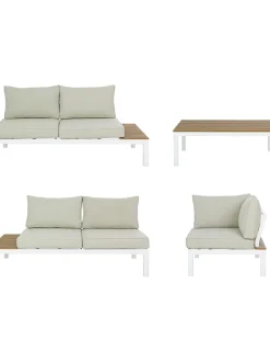 Salotto Da Giardino Elias 4 Pz