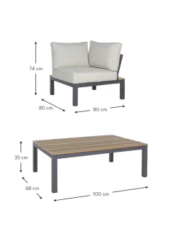 Salotto Da Giardino Elias 4 Pz