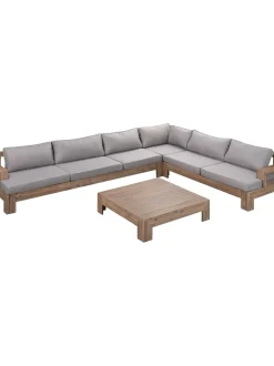 Salotto Da Giardino In Legno Di Acacia Joshua 4 Pz